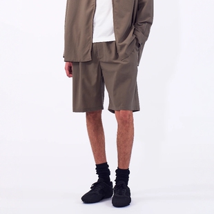 2Pleated Tropical Easy Shorts YOKE 26SS羊毛双褶休闲短裤 Wool