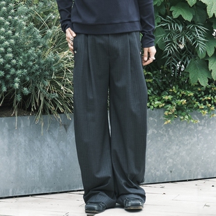 CONZ curve leg trousers 2.0 26SS 夏季轻薄羊毛宽松弯刀西装裤