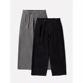 Trousers26SS真丝混纺水洗军事风长裤 A.PRESSE Army WW2 Vintage