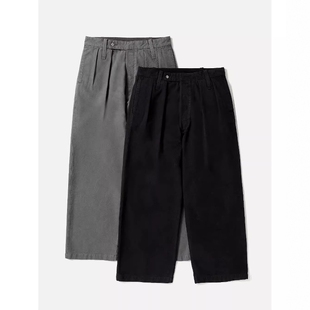 Trousers26SS真丝混纺水洗军事风长裤 A.PRESSE Army WW2 Vintage