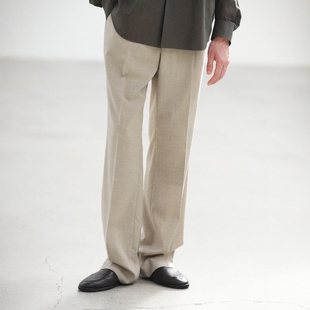 AURALEE SUMMER CASHMERE PORA SLACKS 26SS 夏季羊绒休闲西裤
