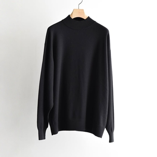 COMOLI Wool mock neck knit 25AW 羊毛针织高领卫衣
