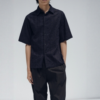 KAPTAINSUNSHINE刺绣花纹衬衫