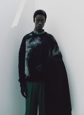 YOKE×Graphpaper Mohair Jacquard Sweater 26SS 马海毛针织衫