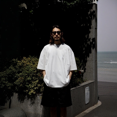 COOTIE匹马棉混纺纯色宽松短袖