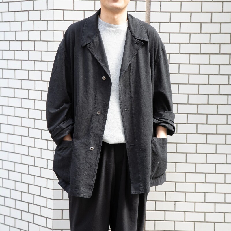 HERILL Silk Cotton Nep Work Jacket 26SS 苏文棉丝混纺工装夹克