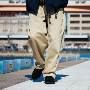 nanamica Double Pleated Chino Pants 26SS斜纹棉双褶宽松锥形裤