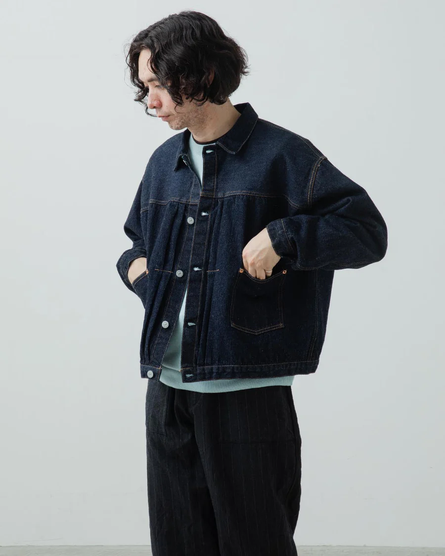 KAPTAINSUNSHINE复古牛仔夹克