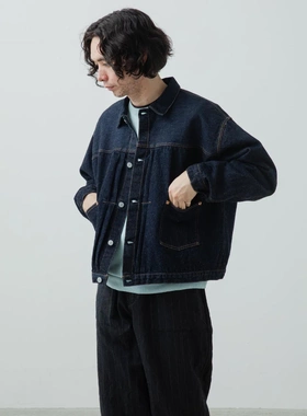 KAPTAIN SUNSHINE DENIM TRACKER 2P JACKET 24AW 复古牛仔夹克