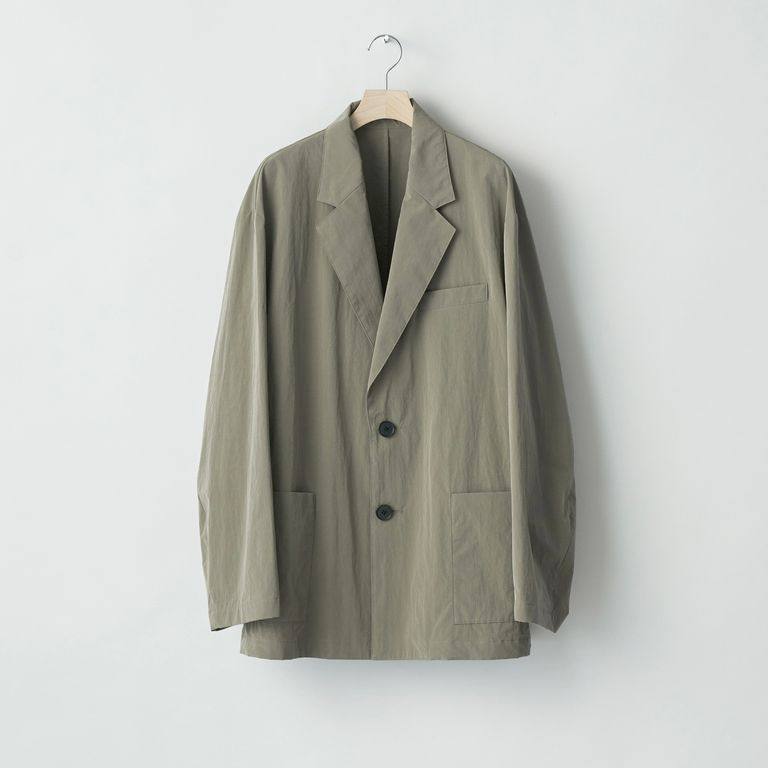 ssstein Windproof Nylon Breasted Jacket 25SS光泽尼龙西装夹克