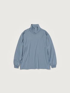 LUSTER 日产长绒匹马棉高领长袖 PLAITING 24AW T恤 NECK AURALEE
