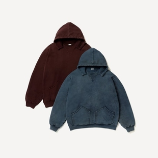 Hood Sweat Parka A.PRESSE 复古做旧帽衫 Attached 26SS Vintage