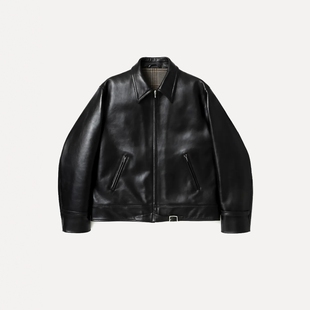 A.PRESSE Leather French Riders Jacket 26SS 复古法式机车皮衣