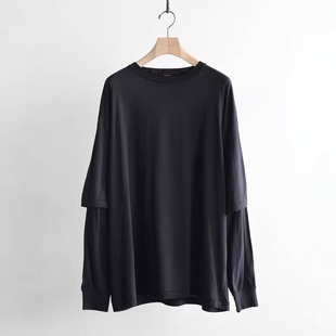 COMOLI Thin Cotton Layered T 26AW 极薄全棉休闲假两件长袖T恤