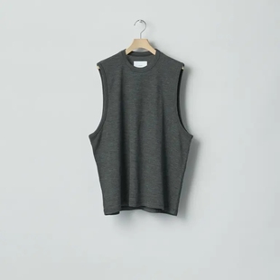 ssstein Fine Wool Oversized No Sleeve Tee 26SS120羊毛无袖T恤
