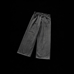 Backed Trousers 25AW T.T 长裤 Buckle 墨染工装 Taigatakahashi