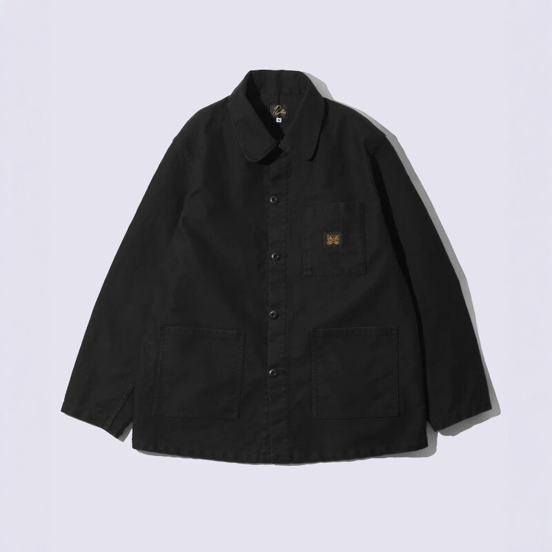 thumbnail for NEEDLES D.N. Coverall 26AW cotton mole skin multi-pocket dyed brushed workwear jacket