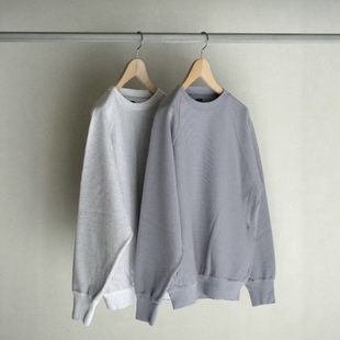 BATONER JUMBERCA URAKE CREW NECK 26SS 空气纺纱编织圆领卫衣