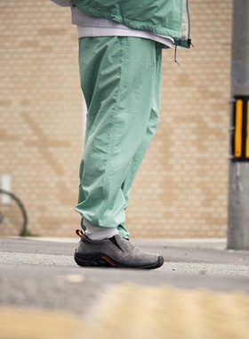 nanamica Deck Pants 25SS 双褶尼龙防水抽绳宽松直筒休闲长裤