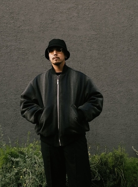 COOTIE Stripe Wool Bomber Jacket 25AW 羊毛夹棉条纹飞行夹克