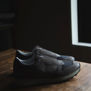JOG DWELLER SABOR COW 24AW联名牛皮复古跑鞋 TRAINER nonnative