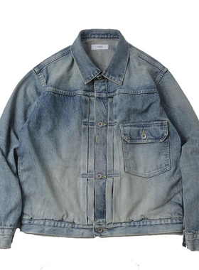 marka NEW TYPE1 JACKET 13.5oz SELVEDGE DENIM 24AW 牛仔夹克
