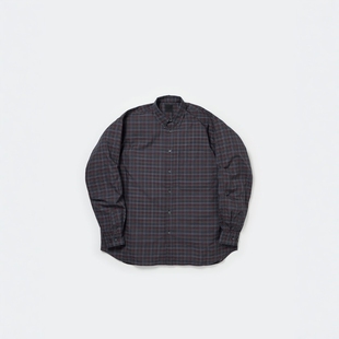 DAIWA PIER39 TECH BUTTON DOWN SHIRT L/S 25AW格纹牛津长袖衬衫