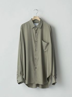 ssstein Cupro Twill Oversized L/S Shirt 25SS 铜氨丝廓形衬衫