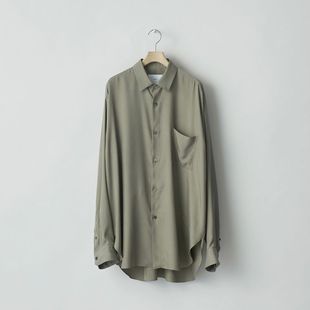Oversized 铜氨丝廓形衬衫 Cupro 25SS Twill Shirt ssstein