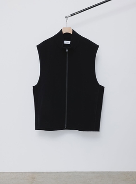 marka Super 130S Wool Napping Zip Up Vest 25AW 羊毛立领马甲