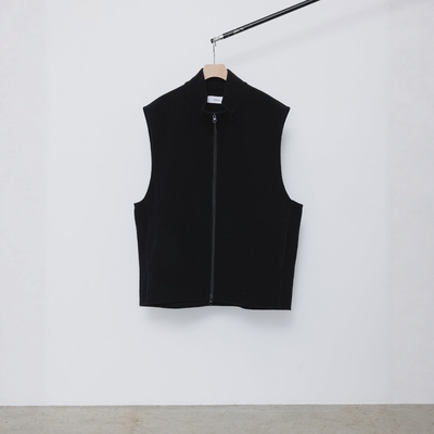 marka130S极细羊毛立领拉链马甲