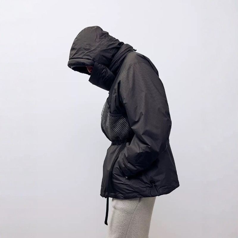 GOLDWIN0双层轻量棉服连帽夹克