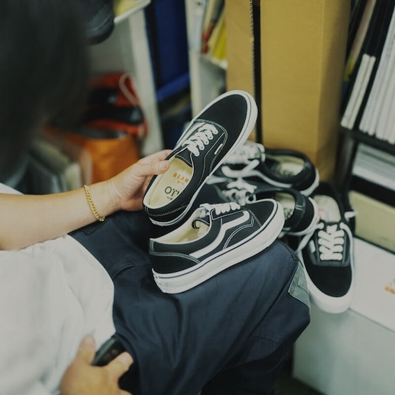 VANSBEAMS联名限定融合滑板鞋