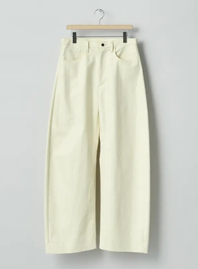 ssstein Double Round Pants 26SS 纯棉双层纺织染色宽松休闲裤