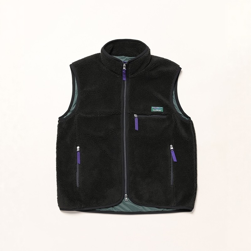 L.L.bean Topsham Boa Fleece Vest 25AW 复古摇粒绒机能立领马甲