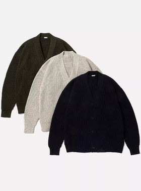 A.PRESSE Silk Linen Lilian Cardigan 26SS真丝亚麻罗纹针织开衫