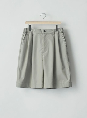 ssstein Tecno Wide Easy Short Trousers 25SS 宽松双褶西装短裤