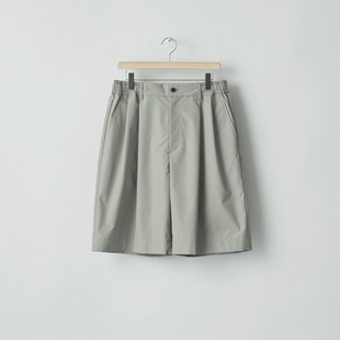 ssstein Tecno Wide Easy Short Trousers 25SS 宽松双褶西装短裤
