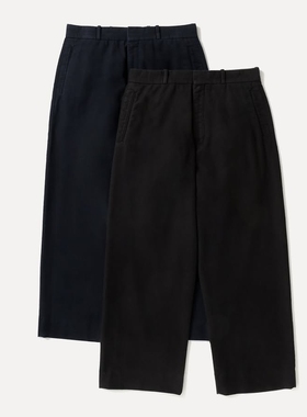 A.PRESSE Moleskin Wide Tapered Trousers 26SS丝绵鼹鼠皮休闲裤