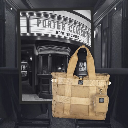 PORTER超级尼龙斜挎手提托特包