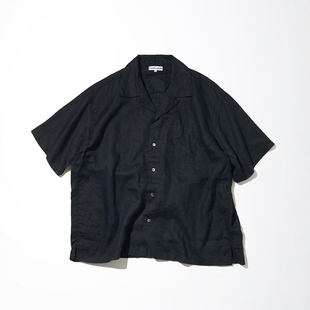 Open Collar Shirt CAHLUMN 衬衫 Linen 25SS亚麻开襟短袖 Belgium