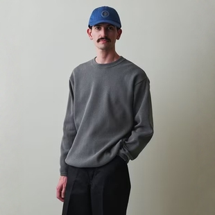 Steven Alan MLANORIB HI-CREW 25SS 罗纹高圆领宽松针织衫毛衣