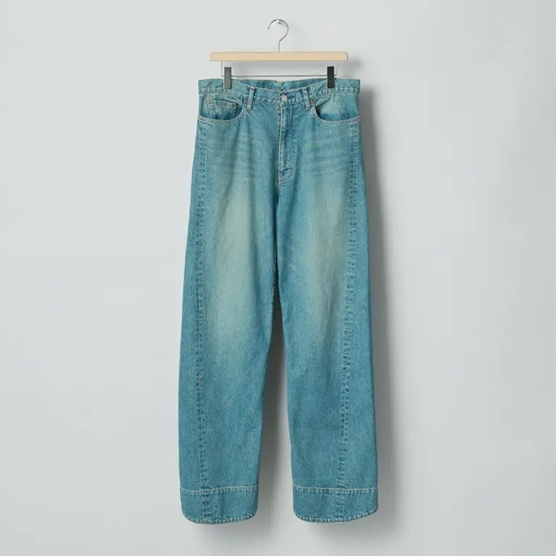 ssstein Twist Cut Denim Jeans 26SS 做旧石洗拧线褶皱牛仔裤