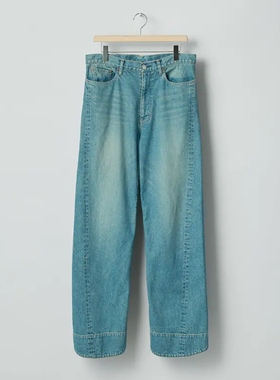 ssstein Twist Cut Denim Jeans 26SS 做旧石洗拧线褶皱牛仔裤