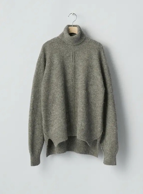 ssstein Alpaca Turtle Neck PO 25AW 羊驼毛混纺宽松高领针织衫