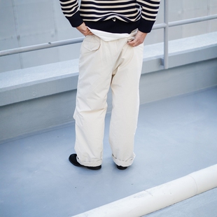 nanamica Nylon Twill Deck Pants 26SS尼龙斜纹布宽松直筒甲板裤