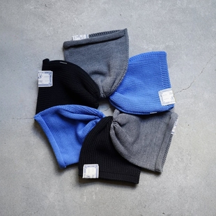 25AW THE WATCH MIX 日产狗牌羊毛卷边针织双面冷帽 H.W.DOG&CO.
