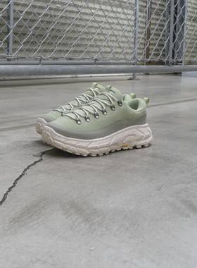 HOKA ONE ONE U TOR SUMMIT 24SS 白绿低帮厚底户外公路徒步鞋