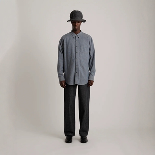 COLLAR SHIRT 26SS T.T 衬衫 NARROW 硫化染做旧窄领工装 LOT.106