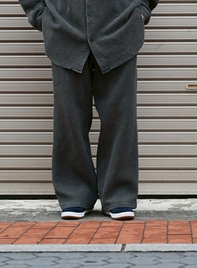 COOTIE Pigment Dyed Waffle Easy Pants 25AW蜡染华夫格宽松长裤